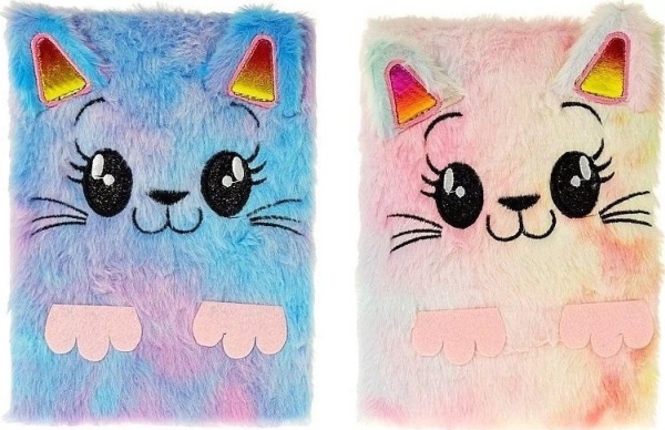 A5 Notebooks With Plush Cover Mix |