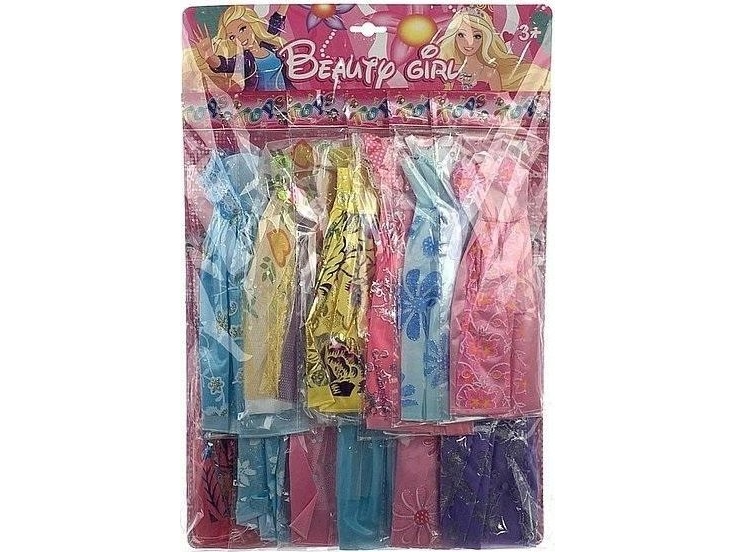 Set Mit 12 Ballkleidern Für 23-Cm-Puppe