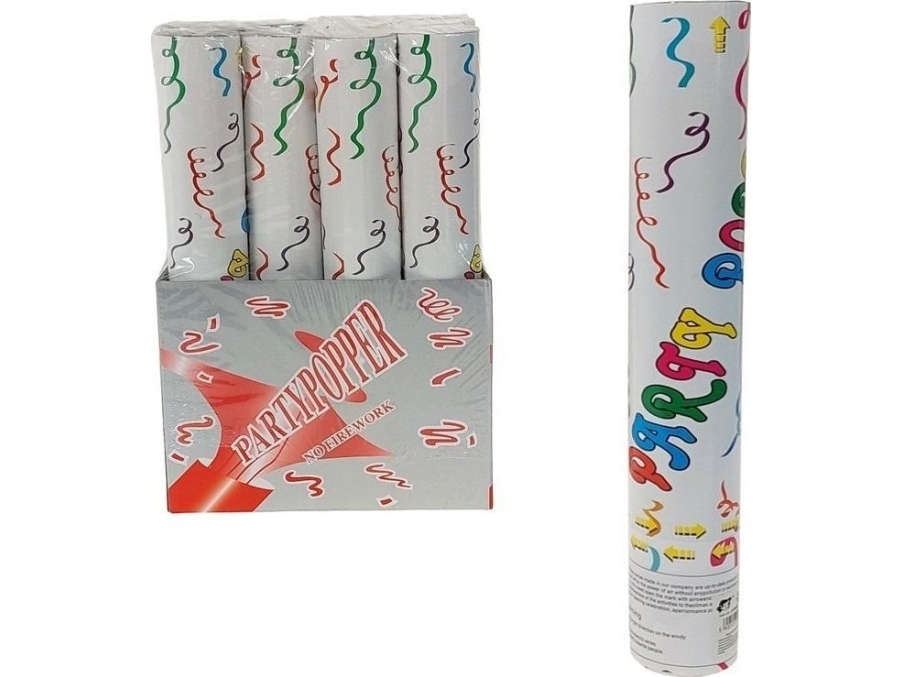 Konfetti I Et Rør 29 Cm (12 Stk.)