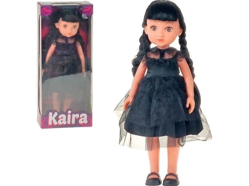 33Cm Doll In Black Dress