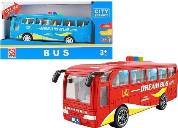 Buss med drivning 1:32 ljus och ljud MIX | Leksaker - Radiostyrda leksaker - Bilbanor | GameStuff