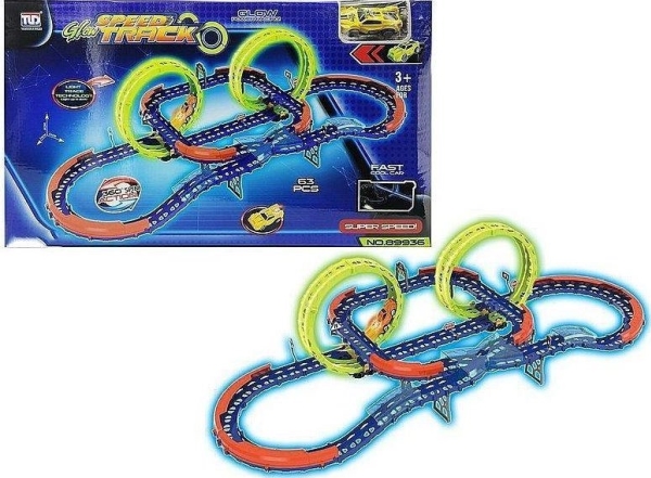 Battery Car Track With Car And Loops