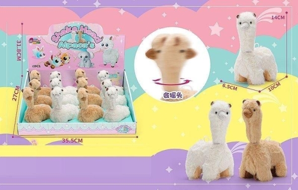 Alpaca Plush Spinning Head Mix