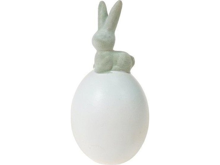 Keramik-Figur Ei Mit Hase Mix