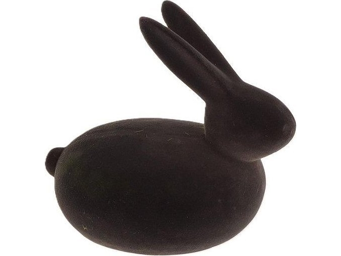 Hare figurine covered with fabric