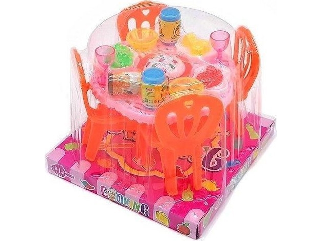 Doll table with chairs 15el