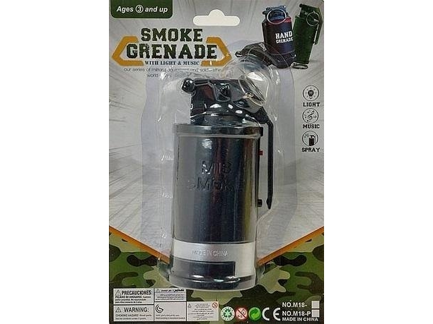 Grenade with sound, light, smoke