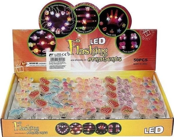 Ring With Light (50Pcs)