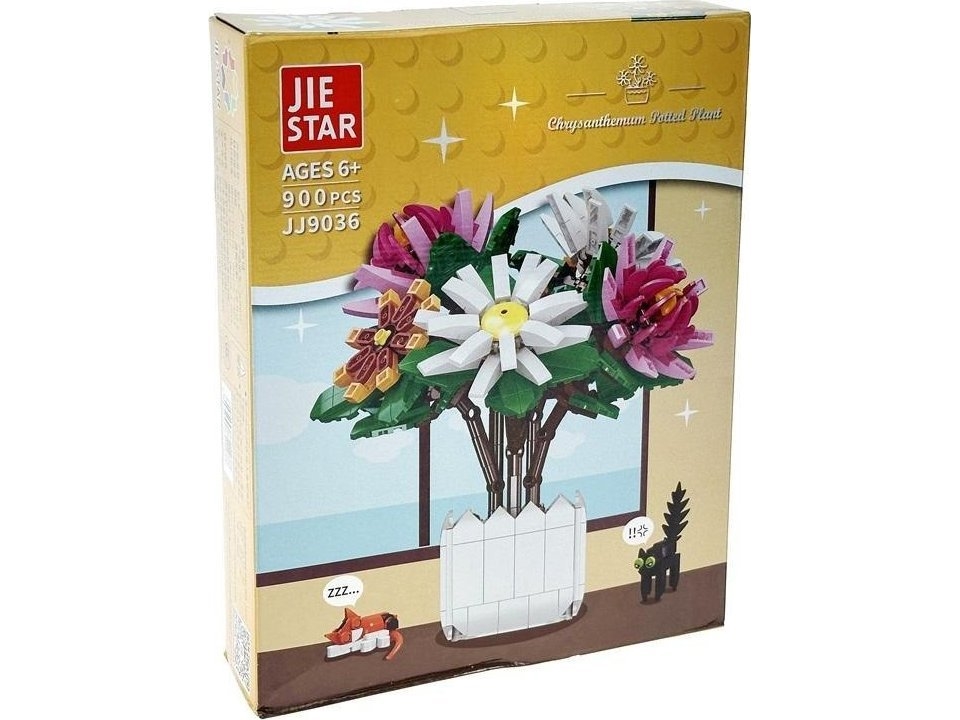 Flower Blocks - Chrysanthemum 900El