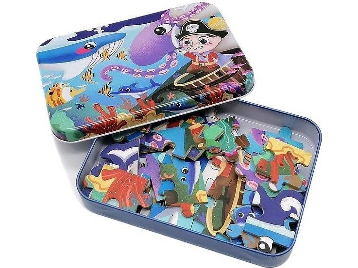 Puzzle 50 Teile In Metallbox