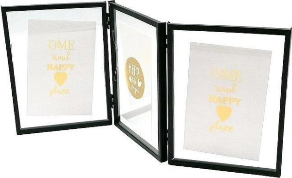 Folding Frame For 3 Photos 15X10cm