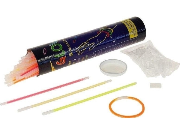 Fluorescerande break-armband i rör 50 st | Utomhus - Outdoor utrustning - Neonpinnar | GameStuff
