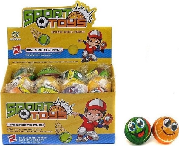 Foam Ball Smiley Face (24Pcs)