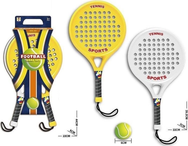 Tennis set 2 racquets with ball MIX