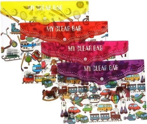 A4 Plastic Folder For Toy Nit (12Pcs)