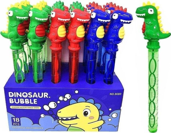 Seifenblasenstab 38Cm Mit Dinosaurier Mix