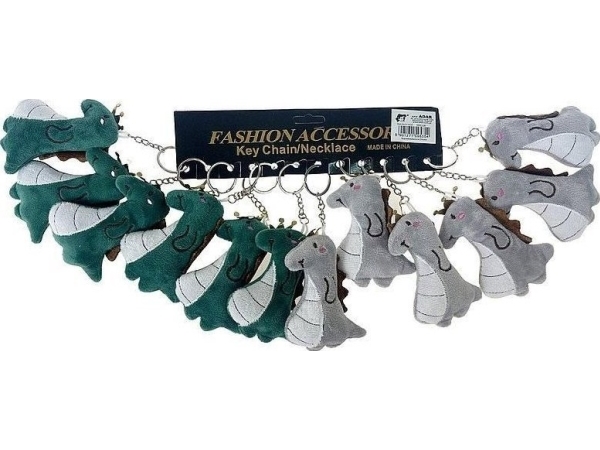 Plüsch-Drachen-Schlüsselanhänger 9,5Cm (12 Stk.)