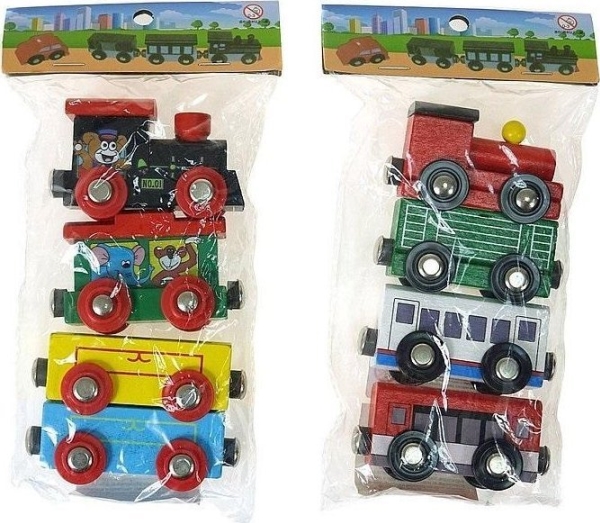 Holzeisenbahn 21X11x3cm
