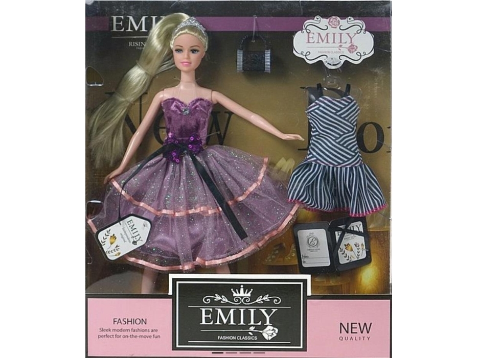 29Cm Doll With Dress And Handbag