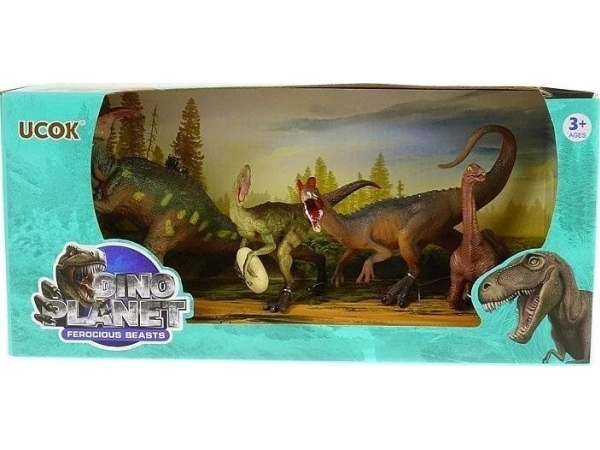 Dinosaurier 4Tlg