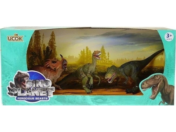 Dinosaurier 3Tlg