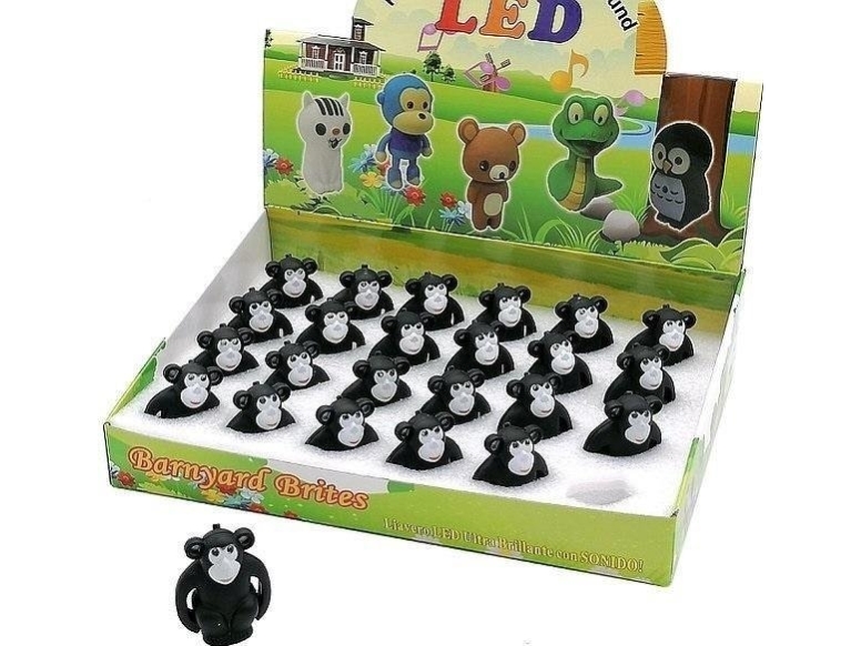 Monkey key ring light sound (24pcs) | Ventilation & Klimat - Ventilation - Tornfläkt | GameStuff
