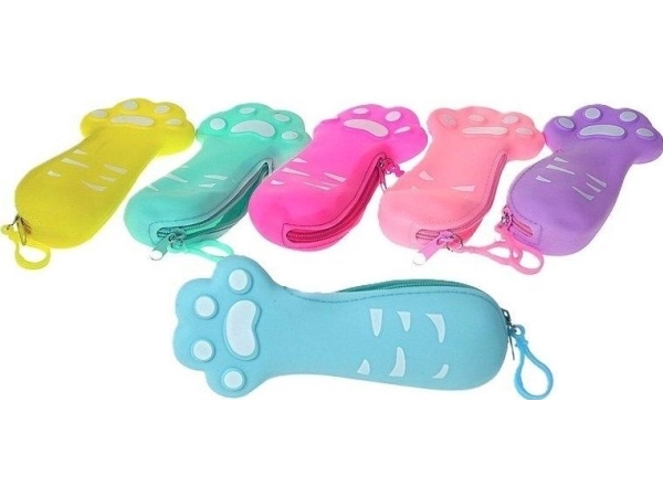 Silicone kattefod blyant-etui