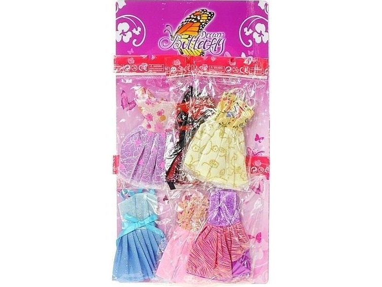Klänning till docka 29 cm 6 st | Andra leksaksmärken - A-E - Barbie | GameStuff