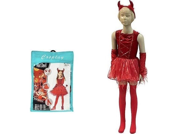 Carnival costume diablica size 100-110cm