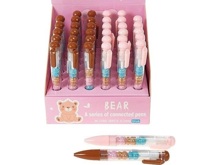 Pen With Teddy Bears (36Pcs)