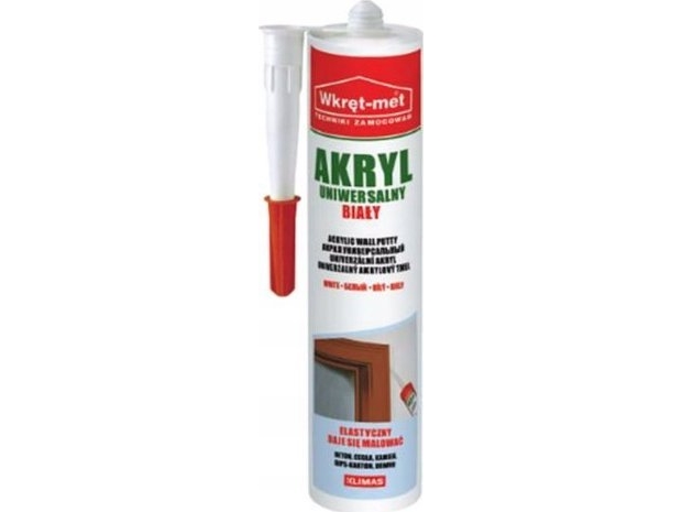 Universal Acrylic Uaz-310-Bi Cartridge 310&Ampnbsp|Ml White Wkręt-Met Klimas