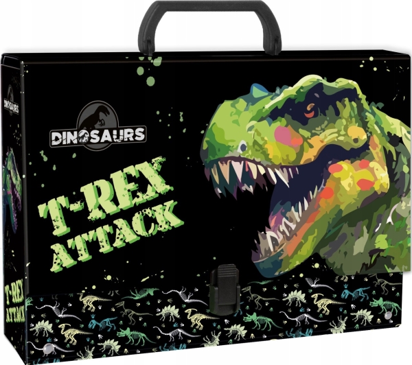 Folder Med Håndtag A4/95Mm Dinosaur 20 Derf