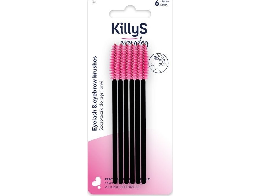 Killys_Wimpern- Und Augenbrauenpinsel 6 Stück