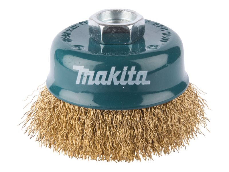 Makita - Trådkopbørste - For Træ, Metal, Maling, Rust, Svejs Kanter - 75 Mm