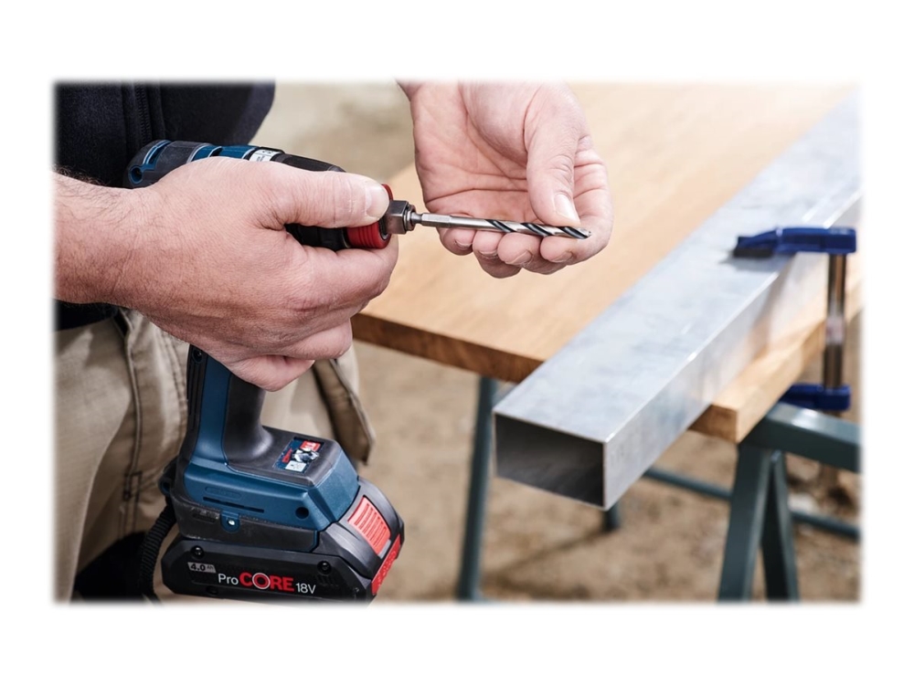 Bosch HSS PointTeQ - Borebit - for metal - twist-bit - 7 mm - sekskantet - længde: 109 mm