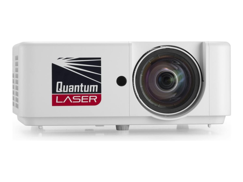InFocus Quantum Laser Nemesis II IN1026ST - DLP-projektor - kvante laser - bærbar - 4000 lumen - WXGA (1280 x 800) - 16:10 - kort kast fikseret objektiv - LAN - hvid