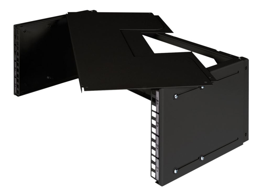 Digitus Professional Dn-19-Pb-Tb-Sw - Beslag Til Krydsfelt - Vægmonterbar - Sort, Ral 9005 - 19"