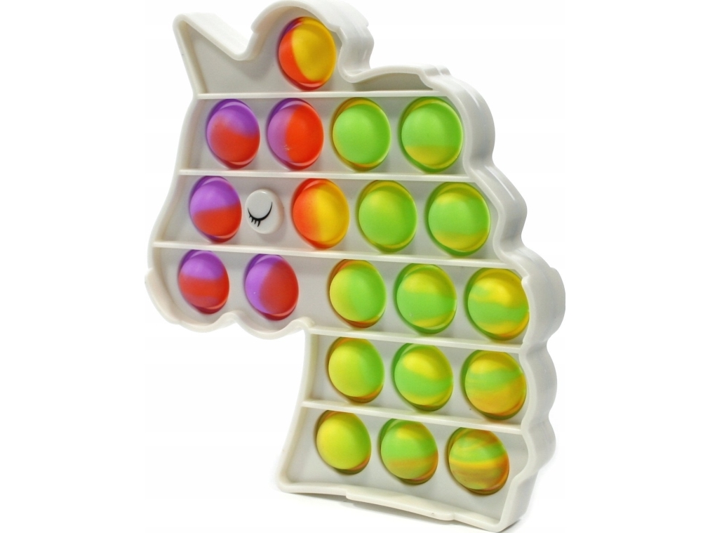 Simple Dimple Push Pop it Antistress Sensory Toy Unicorn 12x13cm