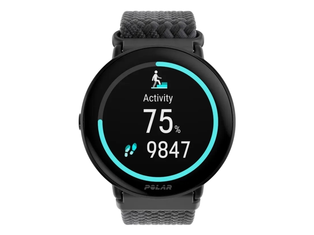Polar Ignite 3 S-L Smartwatch, Schwarz/Schwarz Geflochten