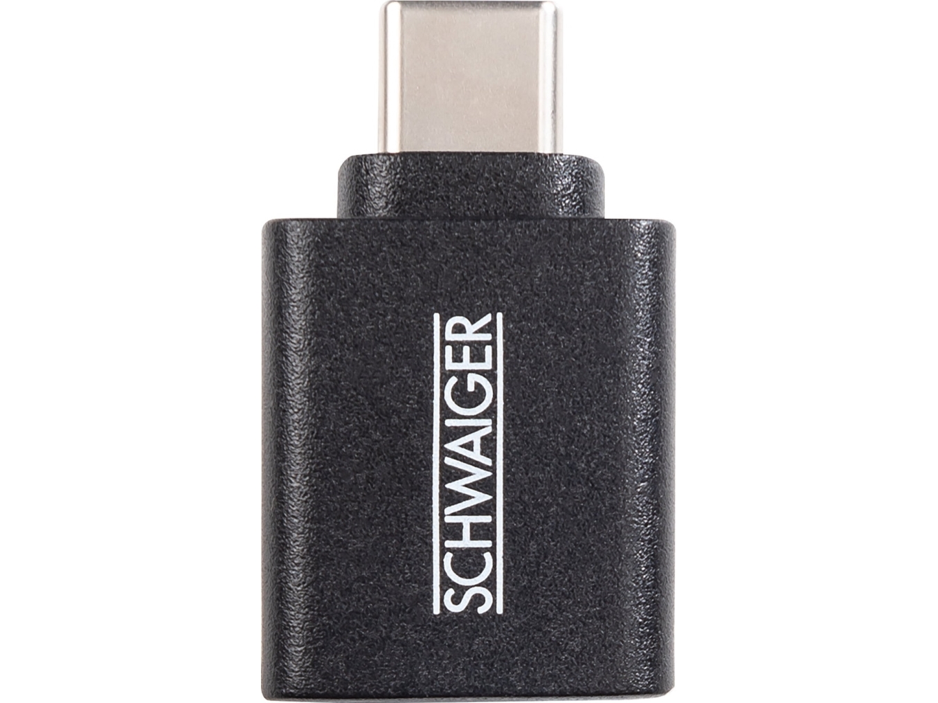 Schwaiger Cau310 533, Usb Type-C, Usb Type-A, Sort
