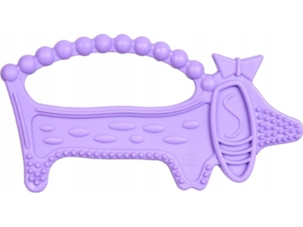 LUU KIDS biderangle til børn LUUIE THE DOG PURPLE