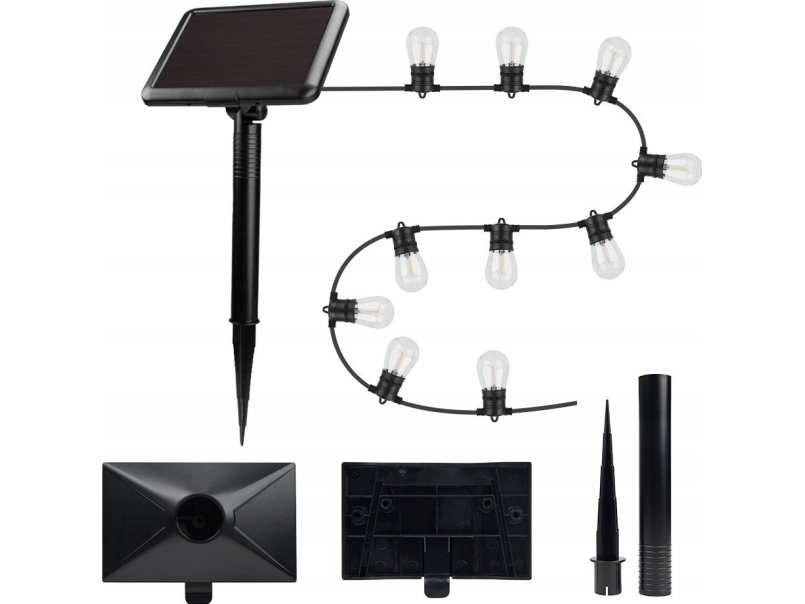 Telforceone Forever Light LED-aurinkokenno SUNARI FLS-60 7,5m 10 lamppua IP44 Telforceone Forever Light LED-aurinkokenno SUNARI FLS-60 7,5m 10 lamppua IP44