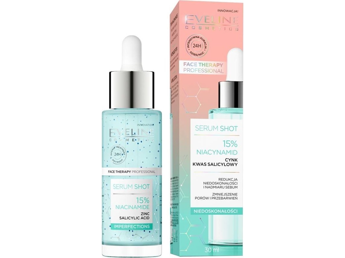 Eveline Eveline Face Therapy Professional Serum Shot Imperfection Reducing Treatment - 15% Niacinamide 30Ml