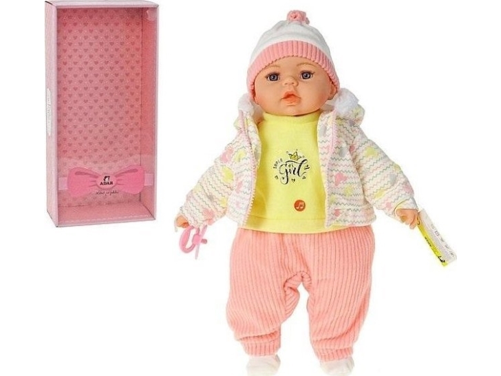 Adar Lele Bobas 45Cm I En Jakke Med Mønstre Su Szuniem Mizi Og Synger På Polsk 565265-571792 I En Æske