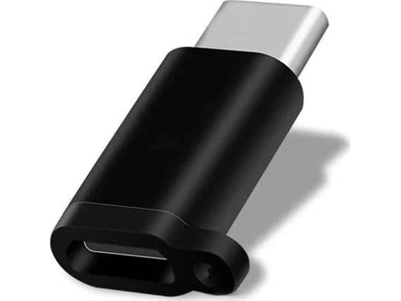 Usb-Adapter Mocco Usb-C Til Microusb Sort (4752168086292)