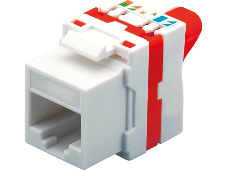 Cat5e Utp Toolless Keystone Jack With Rotating Button