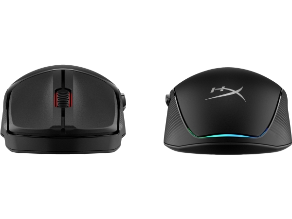 Hyperx Pulsefire Fuse Trådløs Gamingmus (Sort), Ambidextrous, Optisk, Rf Trådløs + Bluetooth, 12000 Dpi, Sort
