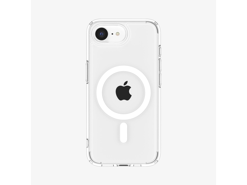 Spigen Ultra Hybrid (Magfit), Cover, Apple, Iphone 16E, 15,5 Cm (6.1"), Transparent, Hvid