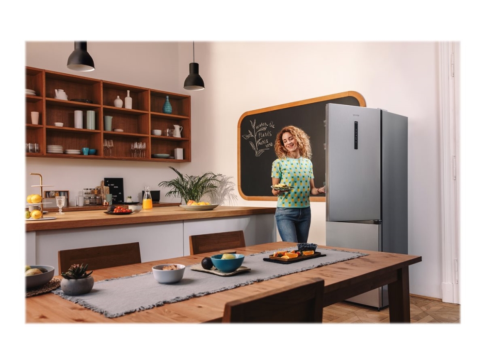 Gorenje Nrk6192as4, 304 L, Sn-St, 9 Kg/24H, E, Frischhaltezone, Luke, Grau