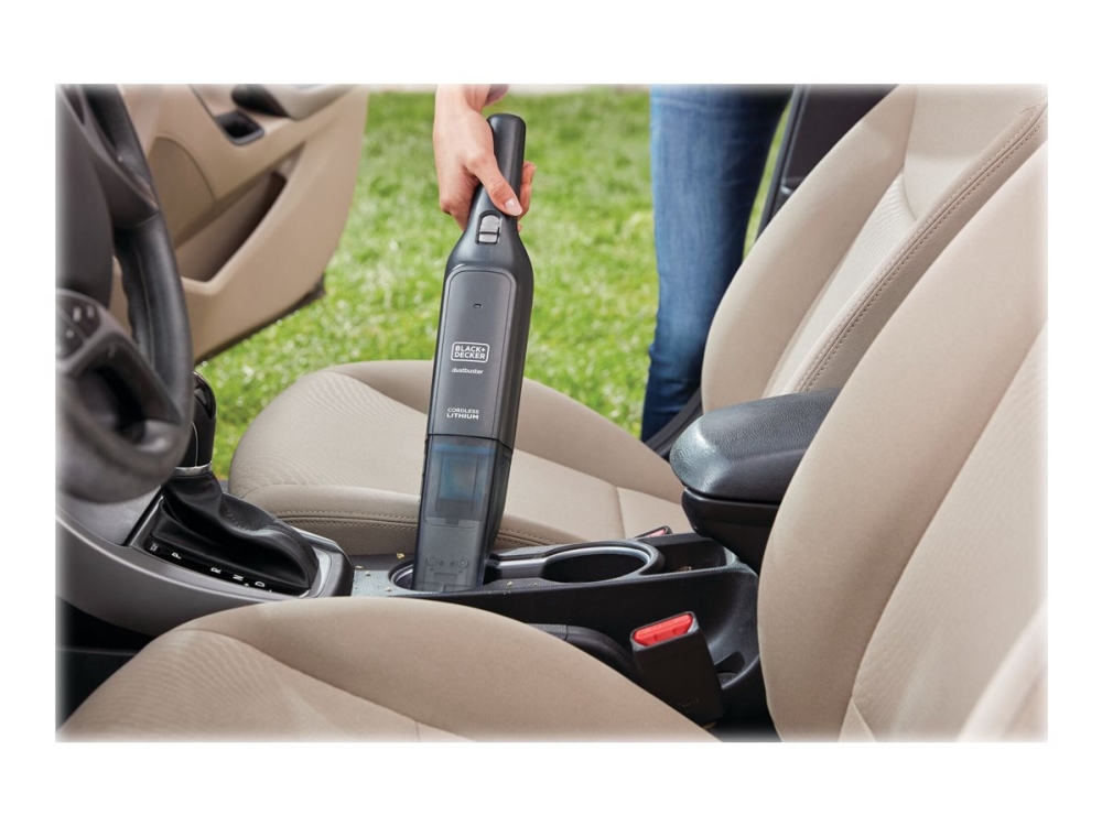 BLACK+DECKER DustBuster HLVC320B11-QW - Støvsuger - håndmodel - uden pose - ledningsfri - titan inkluderet oplader